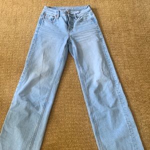 american eagle 90’s wide leg jeans